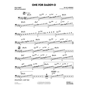 One for Daddy-O - Bass Clef Solo Sheet